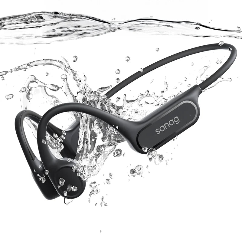 Casque Conduction Osseuse Sanag B33S IPX8 Natation 32Go MP3 – CLEVI Paris