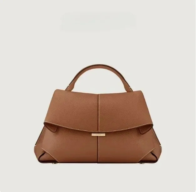 Sac Tote Cuir Véritable Femme Design Plissé Grande Capacité – CLEVI Paris