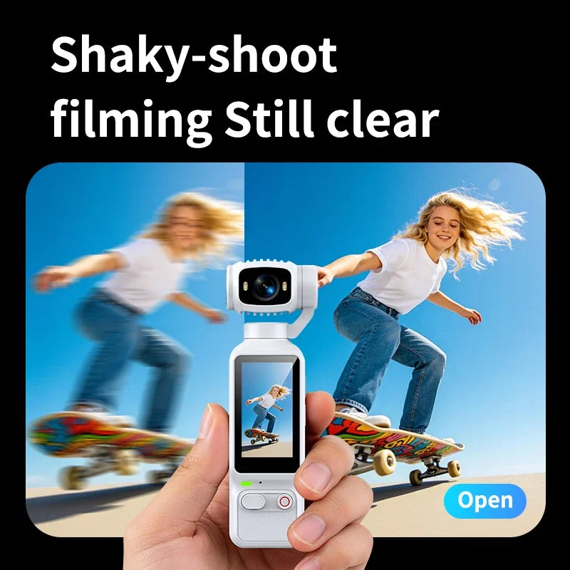Caméra d'Action 4K ONEVAN – Grand Angle 180° Rotation 90°/180° Capteur Sony 19MP WiFi Bluetooth Télécommande Vlog – CLEVI Paris