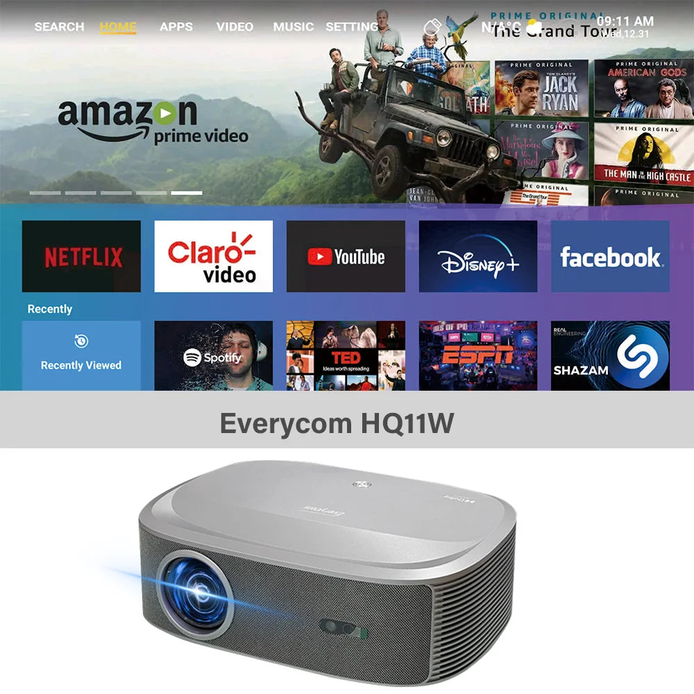 Vidéoprojecteur Everycom Full HD Wi-Fi – CLEVI Paris