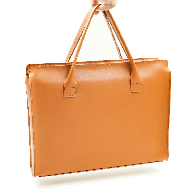 Sacoche Laptop Femme Cuir PU 13"/14"/15,6" MacBook & PC – CLEVI Paris