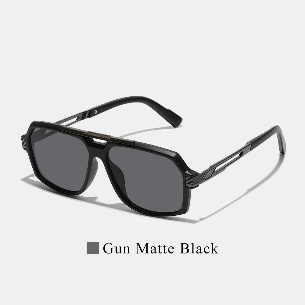 Lunettes de Soleil Aviateur Double Pont Polycarbonate Dégradé UV400 Unisexe – CLEVI Paris