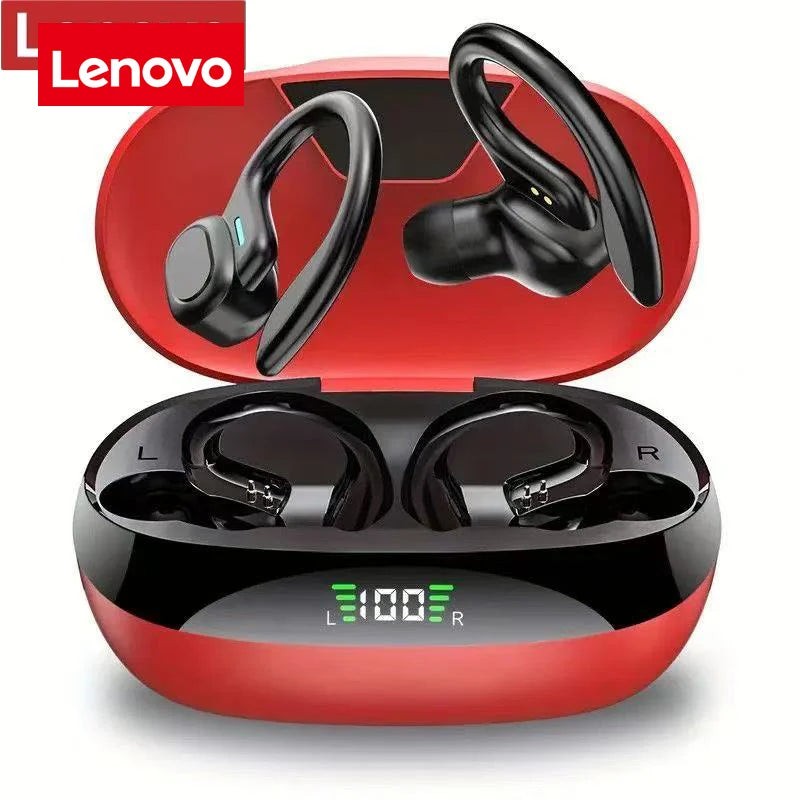 Écouteurs OWS Lenovo Crochet Sport Bluetooth IPX5 HiFi 9D – CLEVI Paris