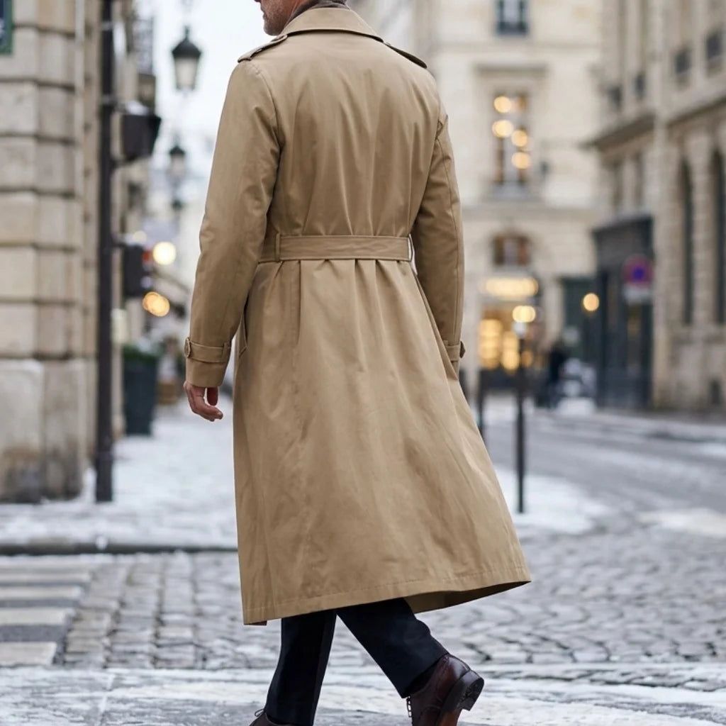 Pardessus Homme Long Ceinturé – CLEVI Paris