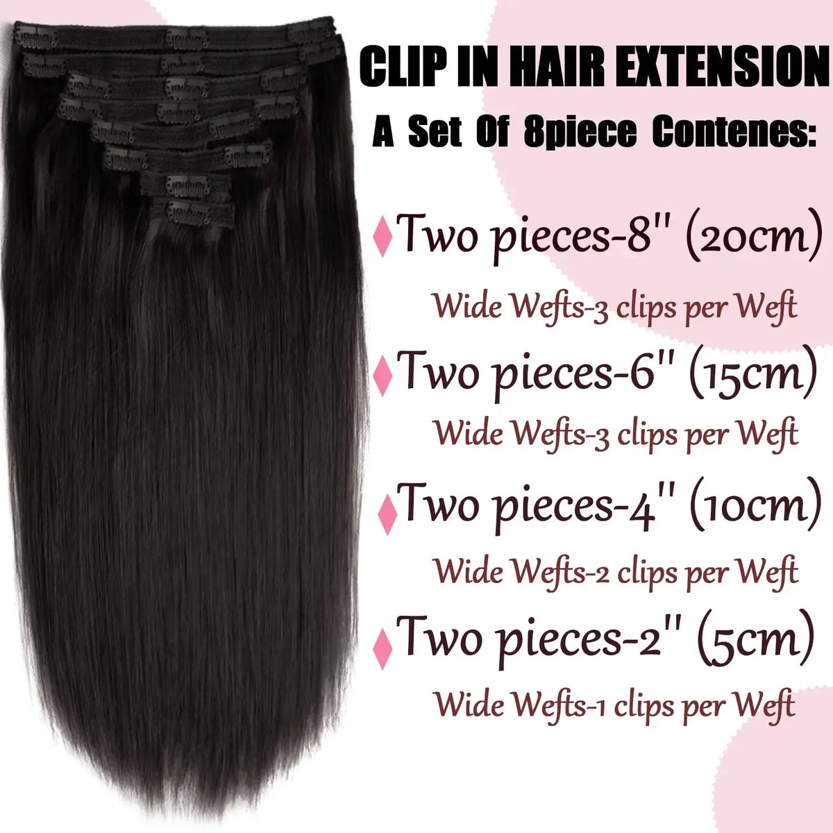 Extensions Clip-in Brésiliennes Cheveux Humains – CLEVI Paris