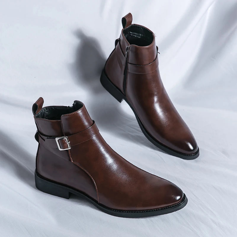 Bottines à fermeture éclair homme – CLEVI Paris