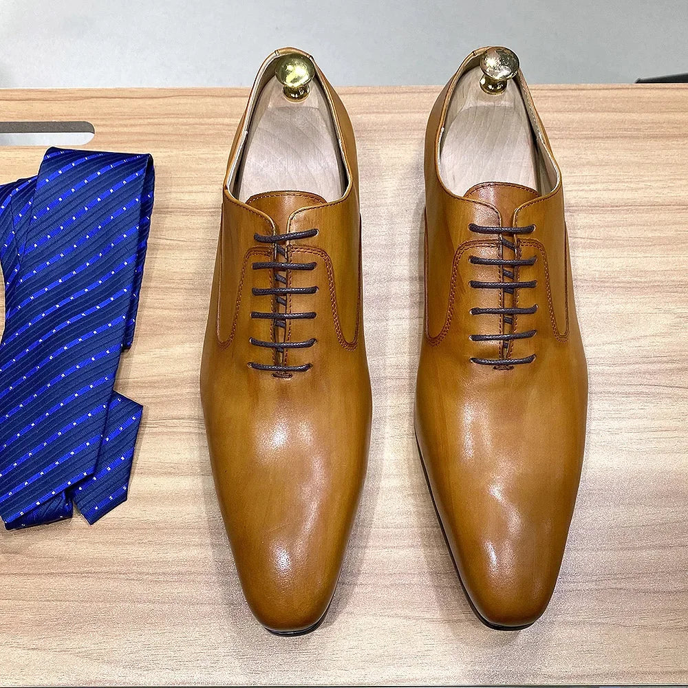 Chaussures Oxford homme en cuir véritable – CLEVI Paris