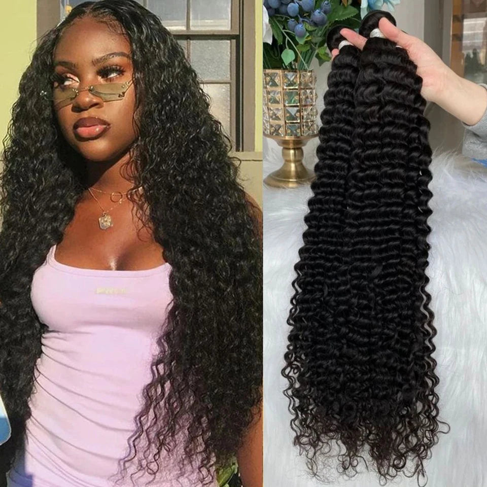 Mèches Cheveux Humains Péruviens Kinky Curly Remy – CLEVI Paris