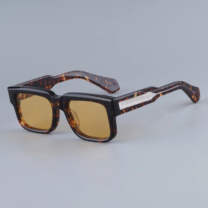Lunettes de Soleil Grandes Carrées Acétate Hemmings UV400 Unisexe – CLEVI Paris
