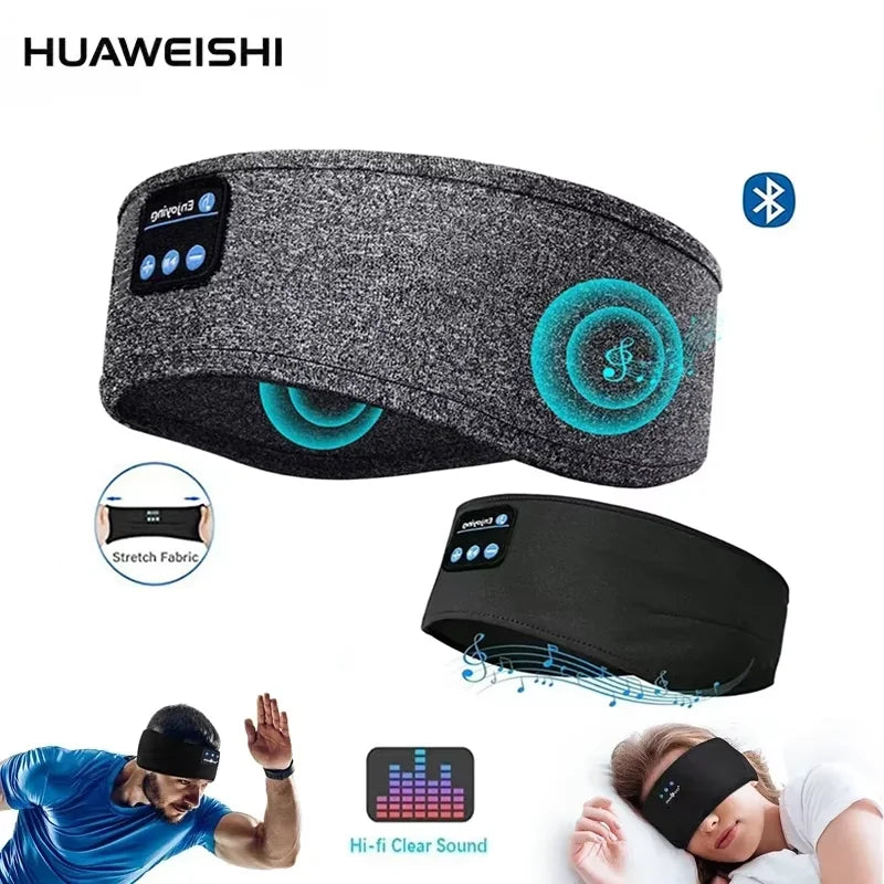 Bandeau Sommeil Bluetooth 5.0 Masque Yeux Musique 10h – CLEVI Paris