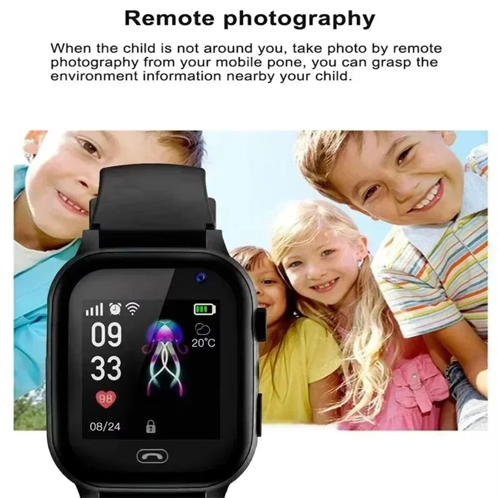 Montre Connectée Enfant Lenovo S30 GPS Géofence Appel Vidéo SIM SOS Caméra Écran 1,44 Bluetooth 5.3 – CLEVI Paris