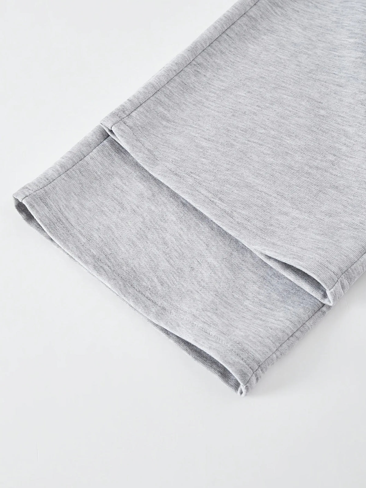 Ensemble fille côtelé haut et short gris – CLEVI Paris