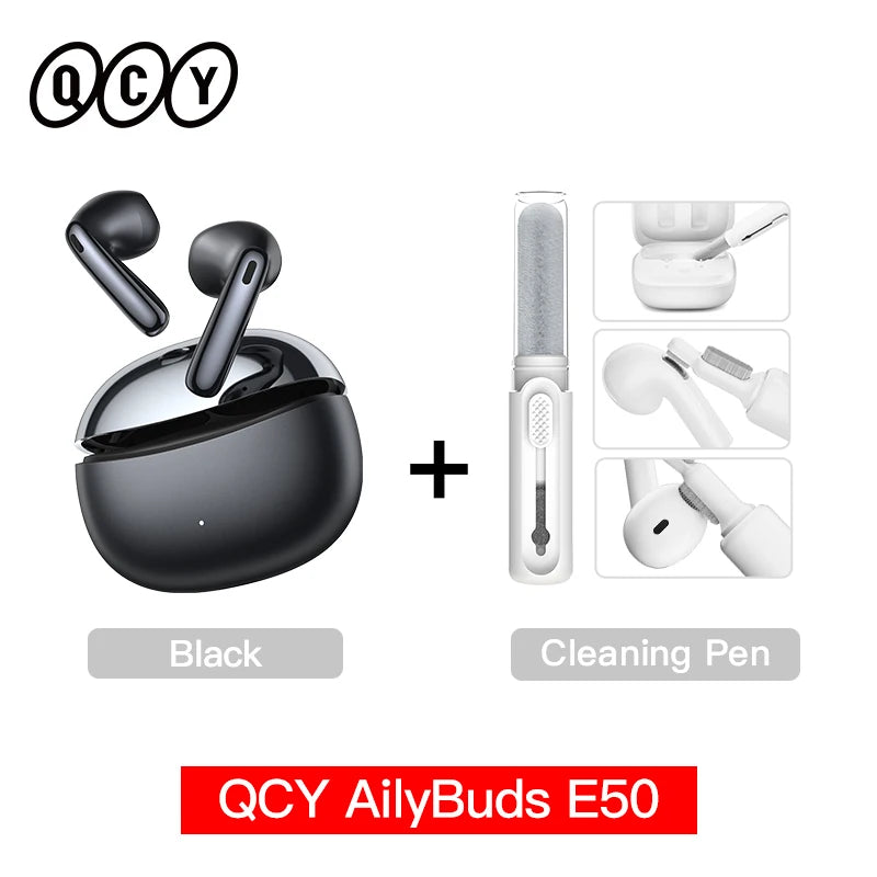 Écouteurs QCY AilyBuds E50 ANC LDAC Hi-Res BT 6.0 – CLEVI Paris