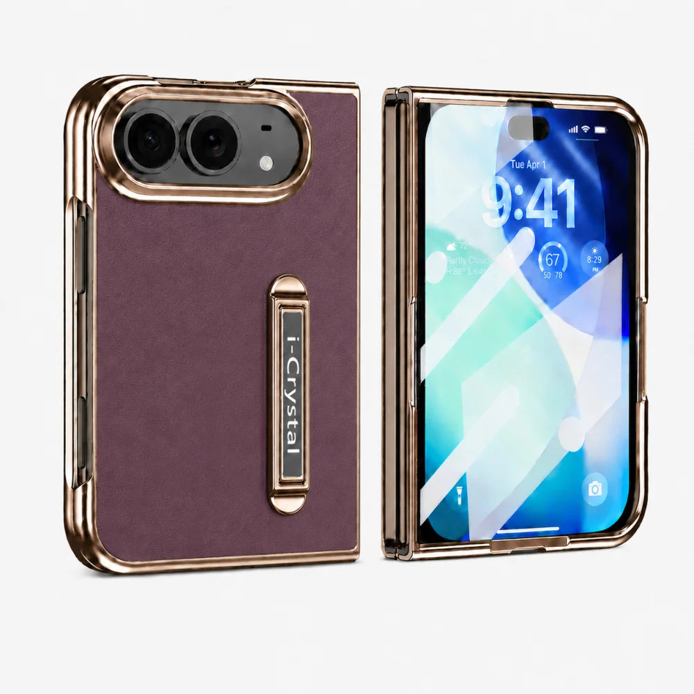 Étui iPhone Duo à cadre métallique plaqué – CLEVI Paris