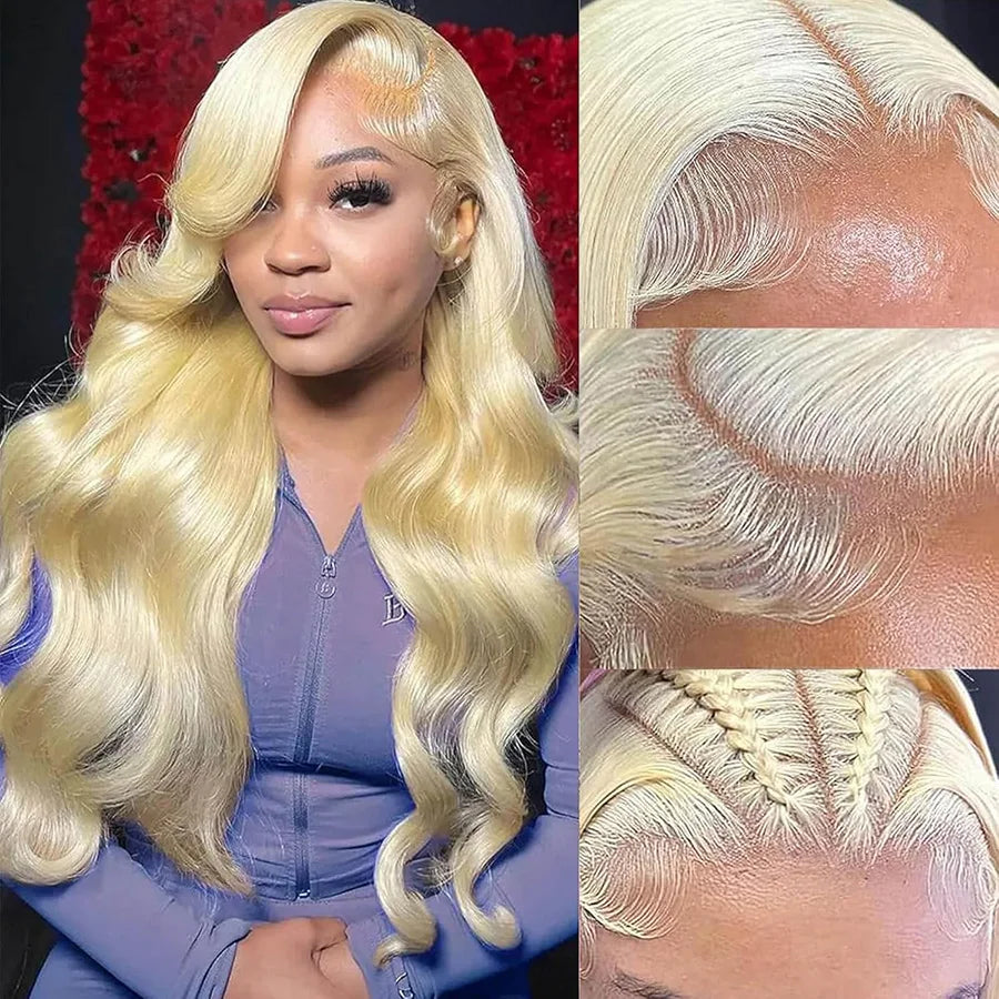 Perruque Lace Front Body Wave Blonde #613 Remy – CLEVI Paris