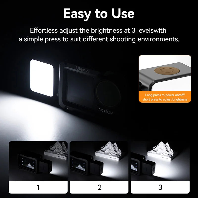 Lampe LED Ulanzi LM18 pour DJI Osmo – CLEVI Paris