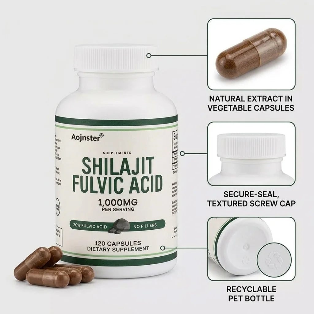Shilajit en capsules, flacon de 120 – CLEVI Paris