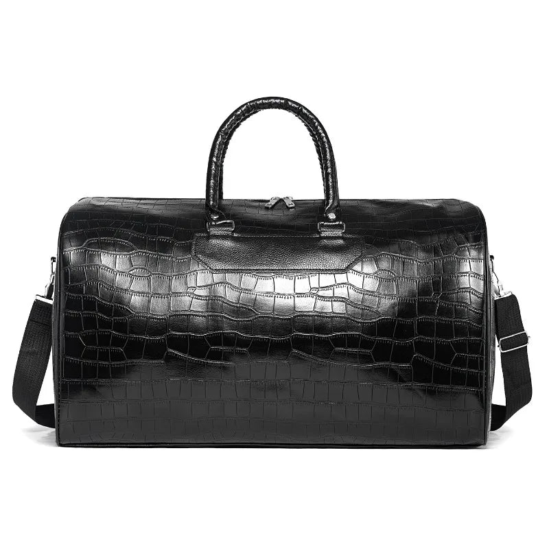 Sac de Voyage Homme PU Motif Alligator Sport Business 48x26x28cm – CLEVI Paris