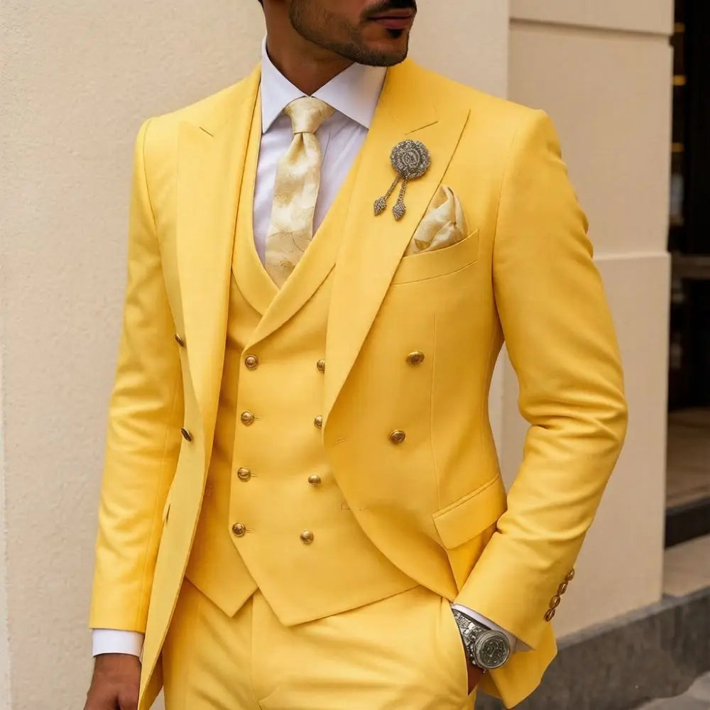 Smoking Homme 3 Pièces Luxe – CLEVI Paris