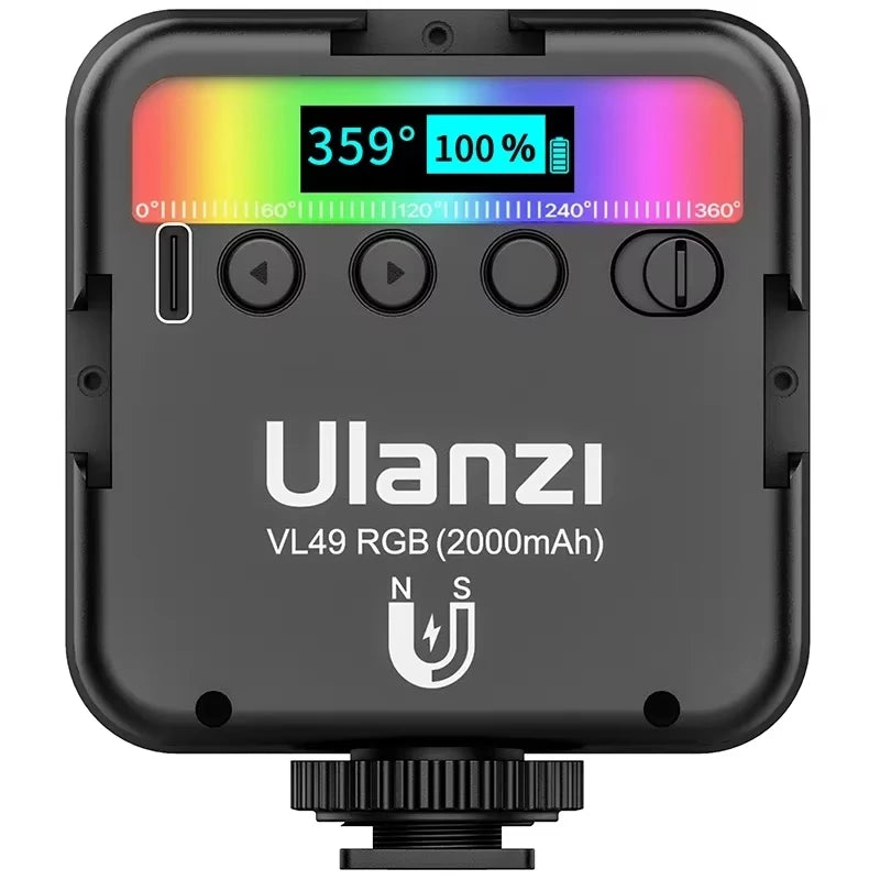 Mini lampe LED Ulanzi VL49, versions et kits – CLEVI Paris