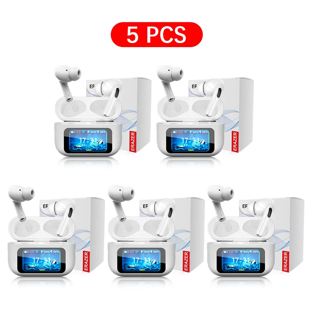 Écouteurs TWS ERAZER ANC Écran LCD Bluetooth 5.0 – CLEVI Paris