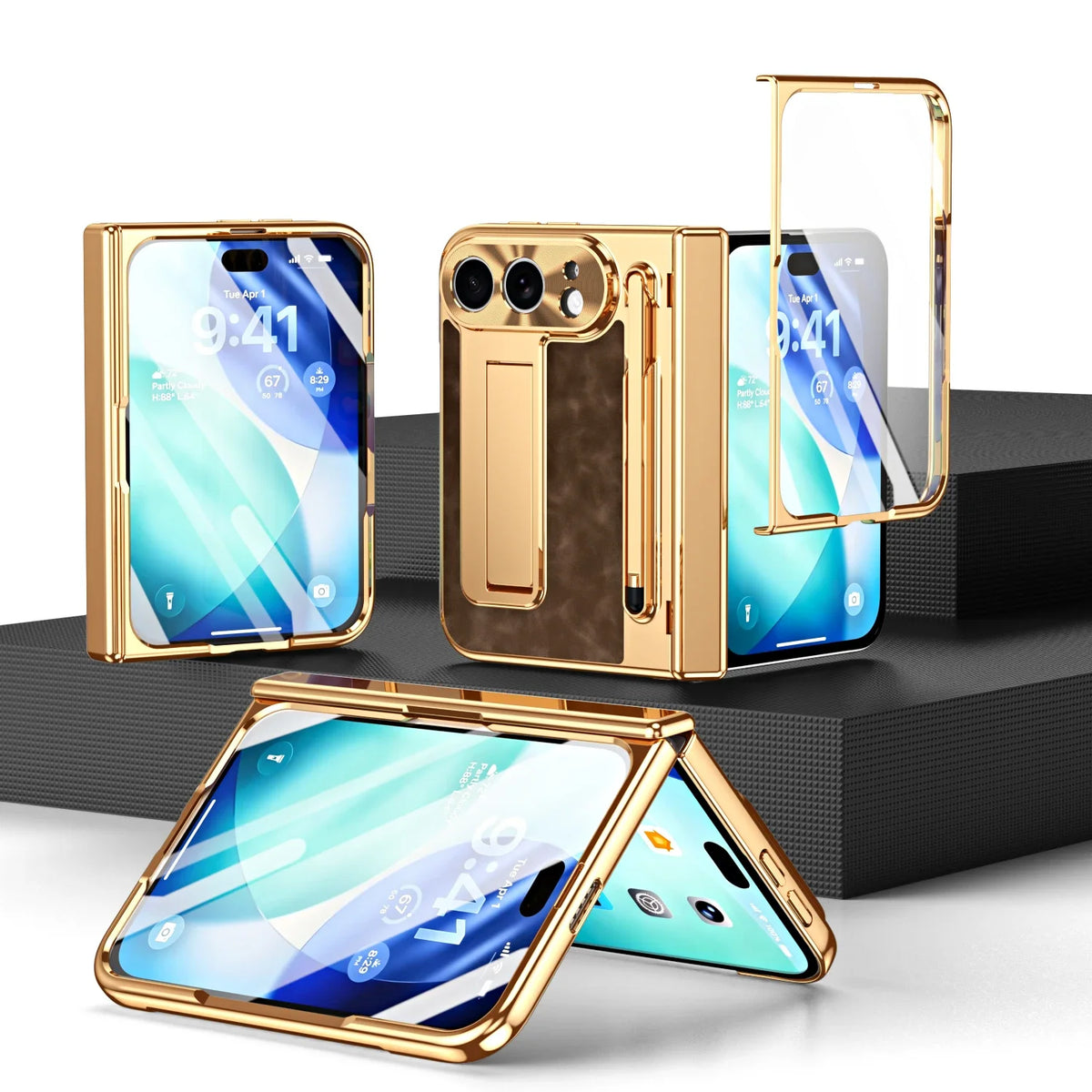 Coque iPhone Duo avec support et stylet – CLEVI Paris