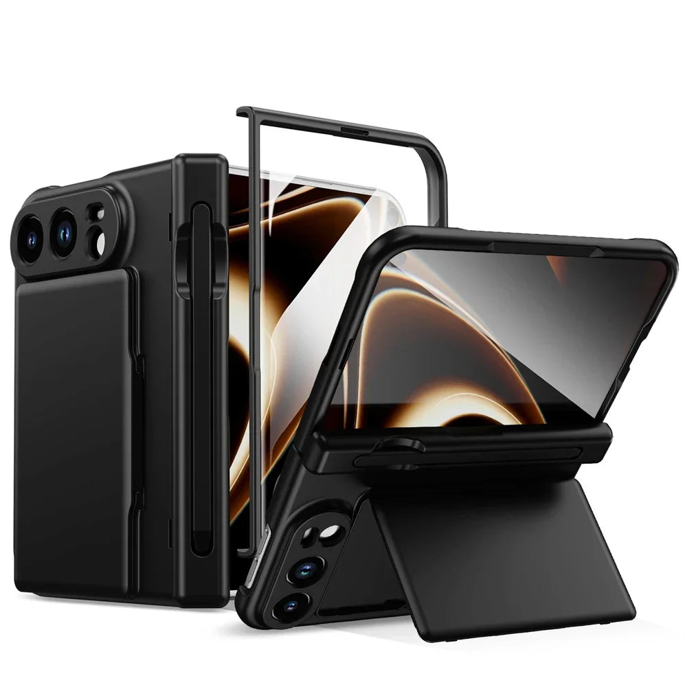 Étui iPhone Duo mat porte-cartes et support – CLEVI Paris