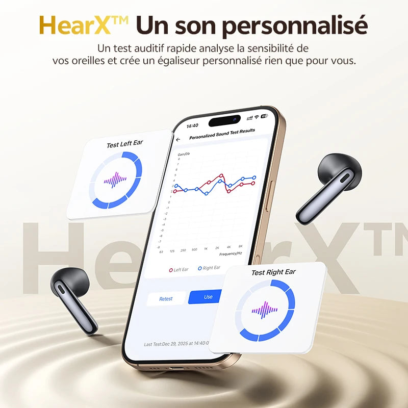 Écouteurs QCY AilyBuds E50 ANC -38dB LDAC Hi-Res 40h – CLEVI Paris