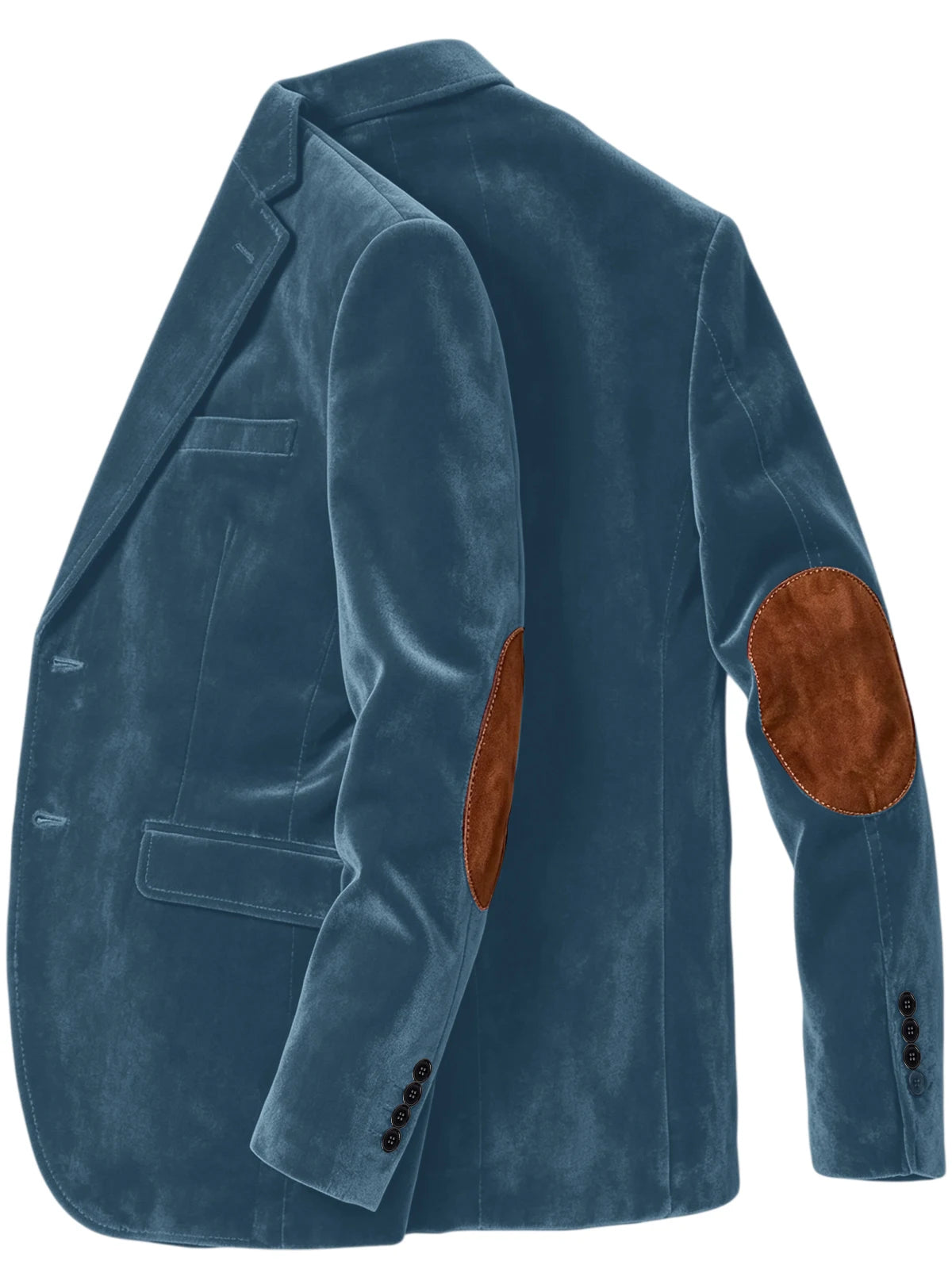 Blazer homme en velours à coudières – CLEVI Paris