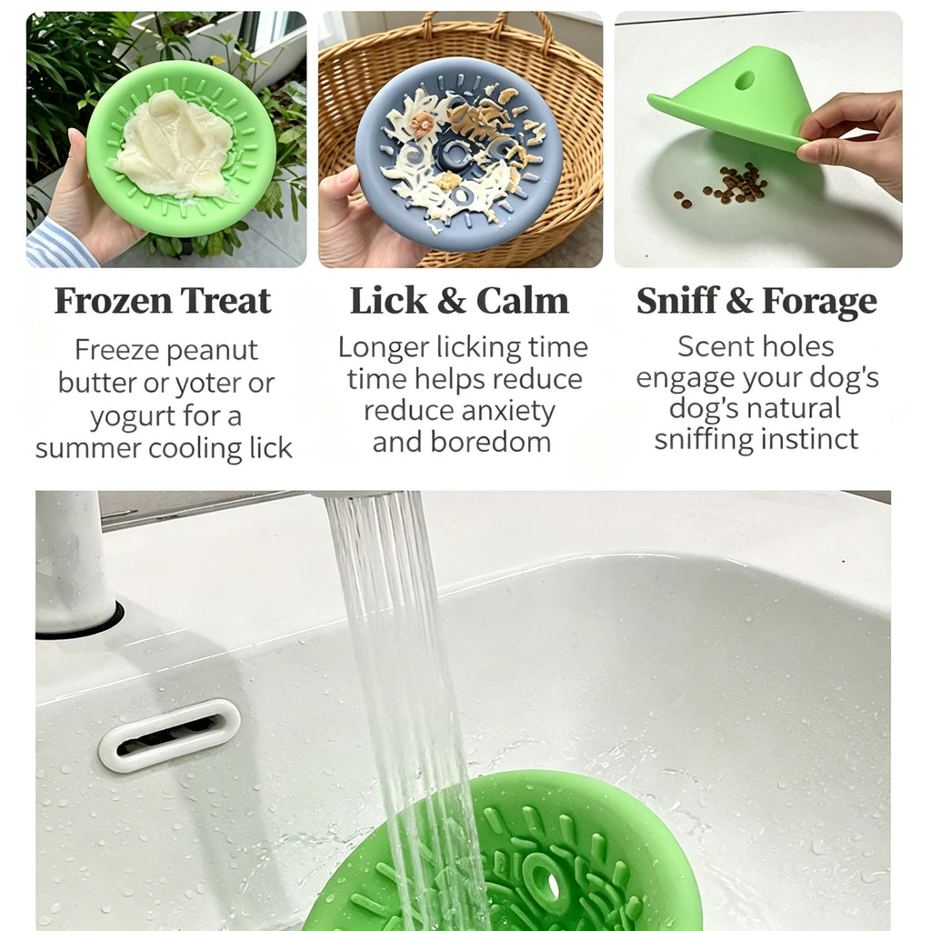 Distributeur de friandises en silicone à lécher – CLEVI Paris