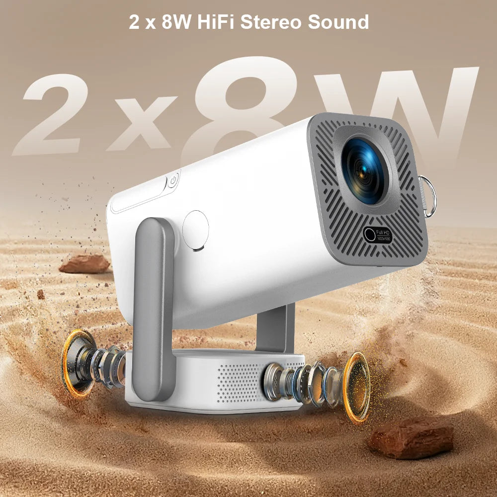 ThundeaL TD80 Pro Projecteur Android 13 1080P 4K 750 ANSI WiFi 6 BT 5.0 Son 16W 3D – CLEVI Paris