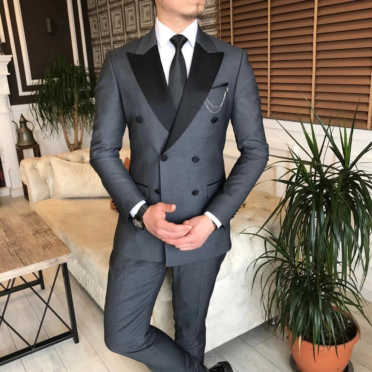Costume homme 2 pièces, veste et pantalon – CLEVI Paris