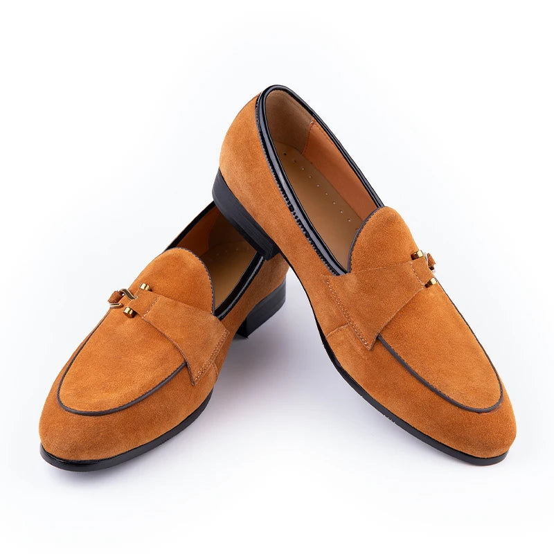 Mocassins Cuir Suédé Homme Slip-On 3 Coloris – CLEVI Paris