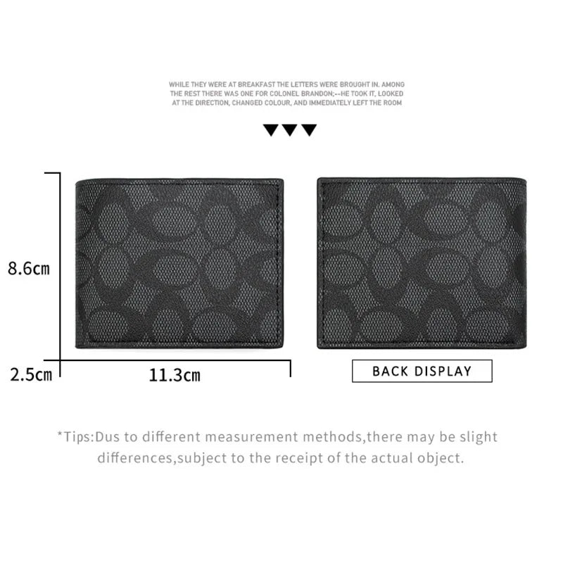 Portefeuille Compact Homme Synthétique Gaufré Porte-Cartes – CLEVI Paris