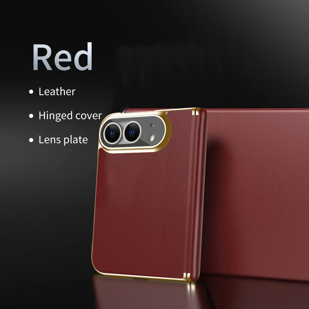 Coque iPhone Duo fine en simili cuir doux – CLEVI Paris