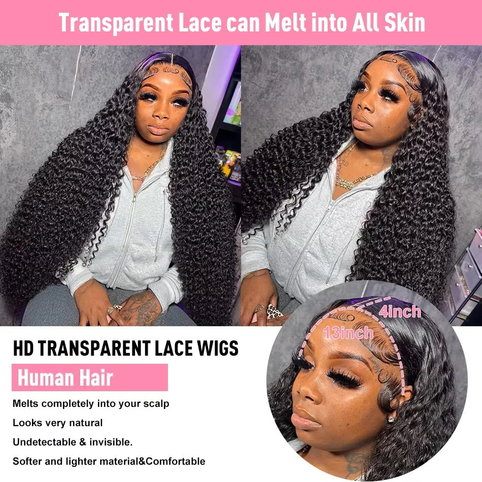Perruque HD Lace Curly Water Wave – CLEVI Paris