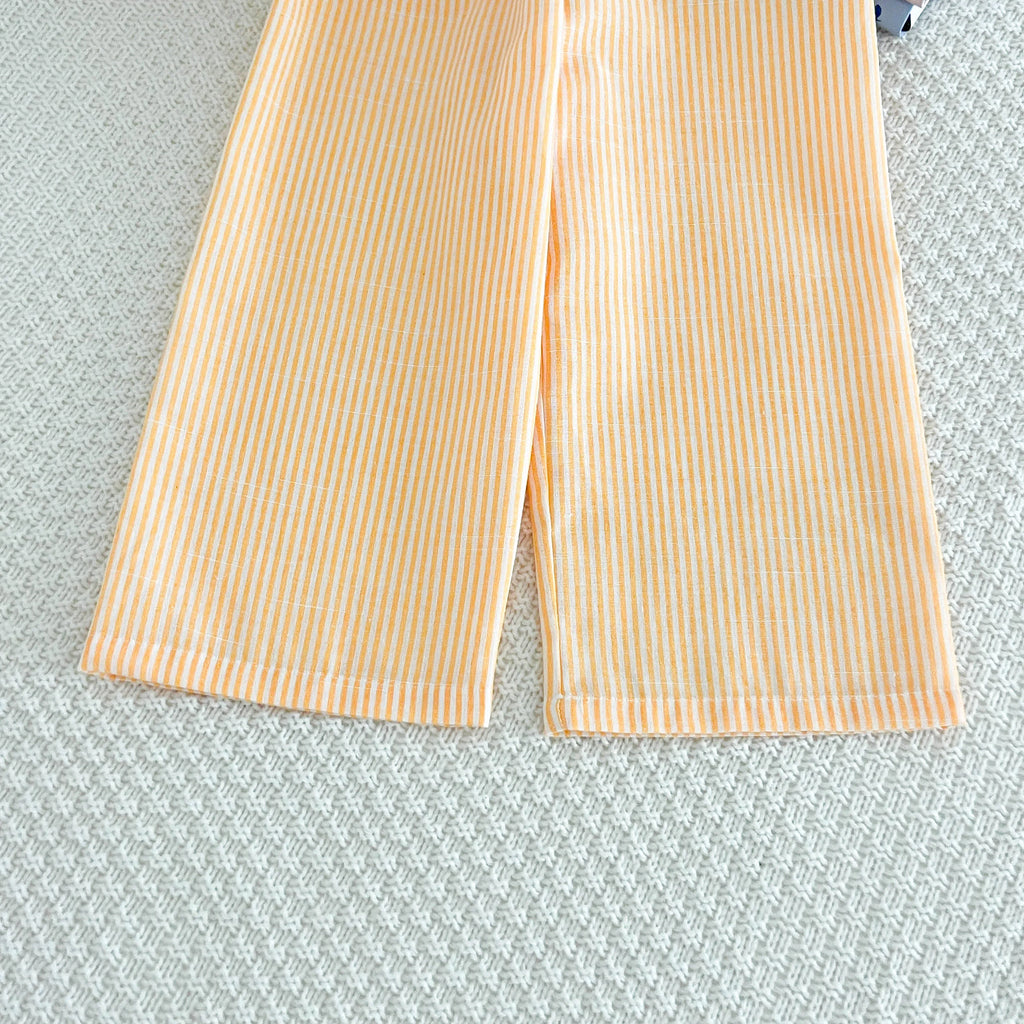 Ensemble fille rayé haut et pantalon – CLEVI Paris