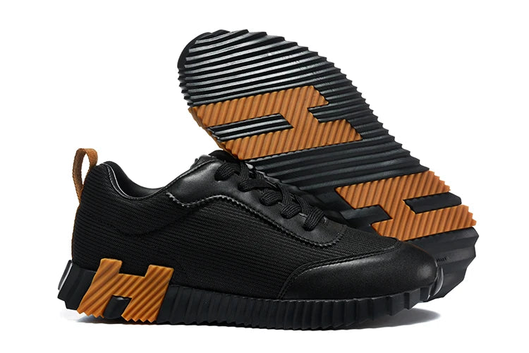 Sneakers homme en toile à semelle caoutchouc – CLEVI Paris