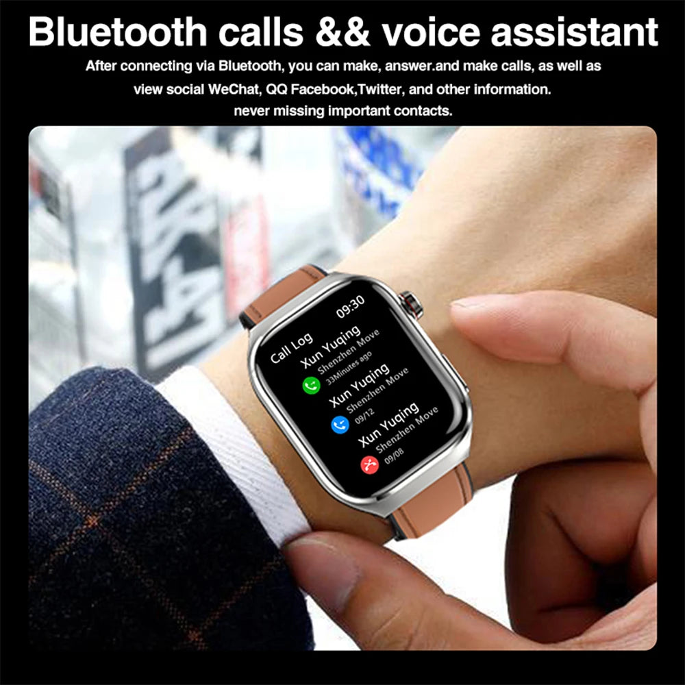 Montre connectée TK16 AMOLED avec appels Bluetooth – CLEVI Paris