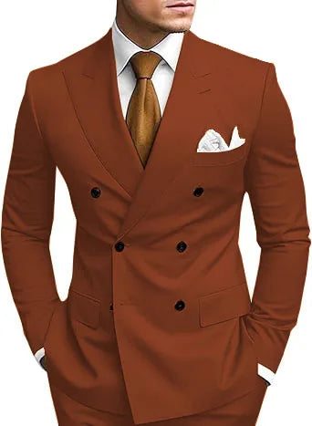 Costume homme 2 pièces, double boutonnage – CLEVI Paris
