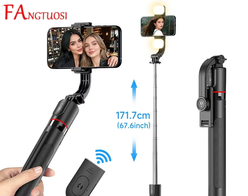 Trépied perche selfie FANGTUOSI 1,72 m – CLEVI Paris