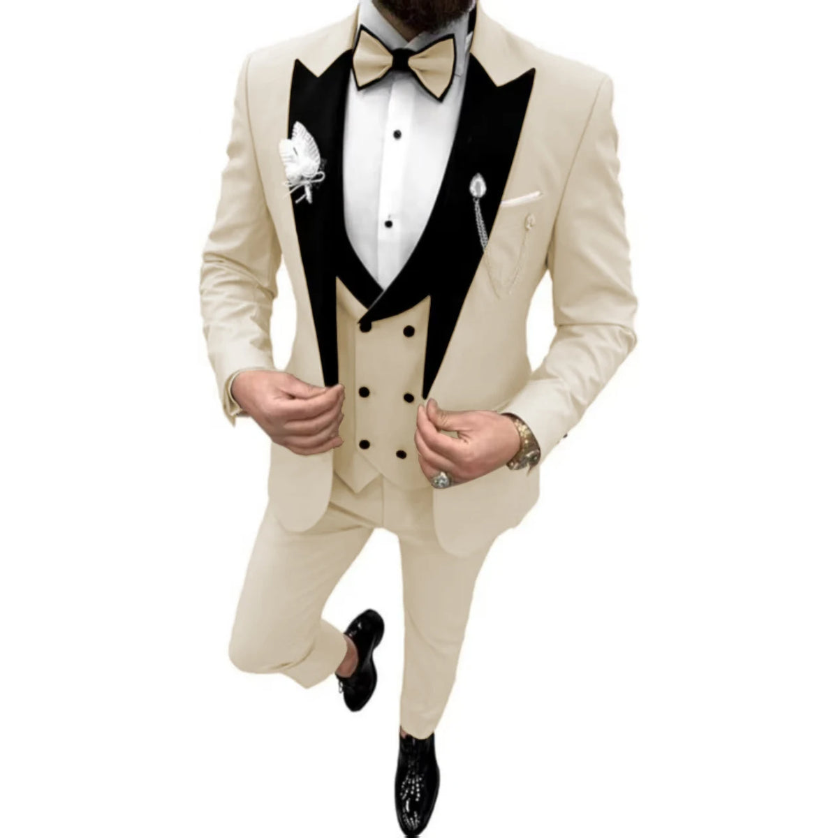 Costume 3 pièces homme velours – CLEVI Paris