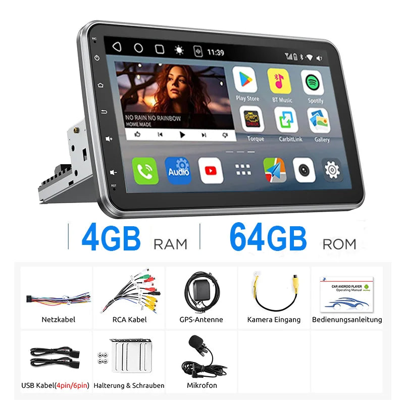 Autoradio ESSGOO 10,1″ Android CarPlay – CLEVI Paris