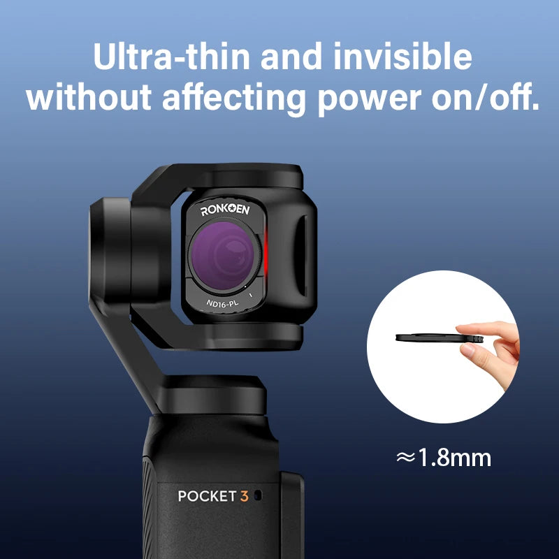 Filtres magnétiques pour DJI Osmo Pocket 3 – CLEVI Paris