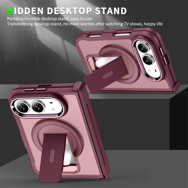 Coque iPhone Duo magnétique avec support – CLEVI Paris