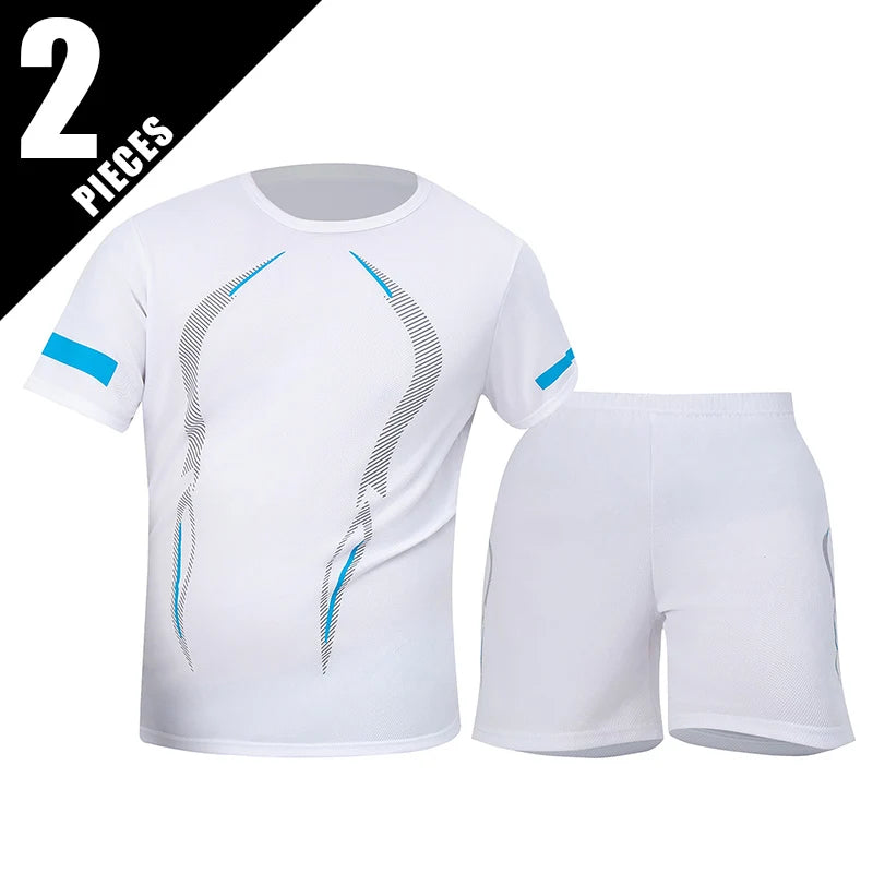 Ensemble homme en maille t-shirt et short – CLEVI Paris