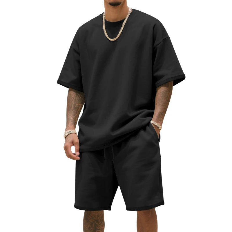 Ensemble homme t-shirt ample et short – CLEVI Paris