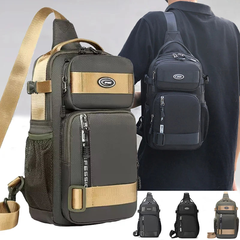 Sac Crossbody Homme Oxford Léger Grande Capacité Multiport – CLEVI Paris