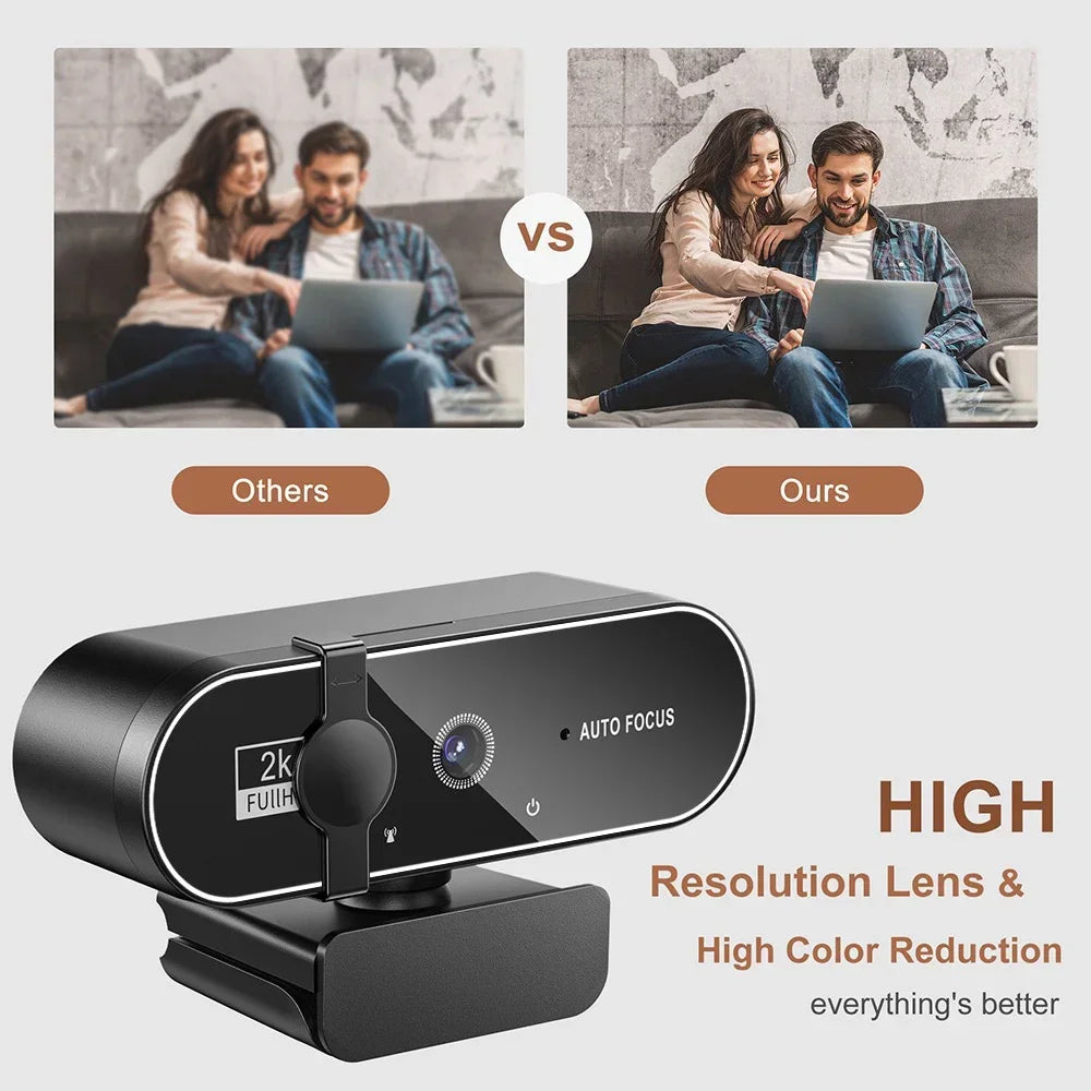 Webcam 4K Streaming Autofocus Micro USB – CLEVI Paris