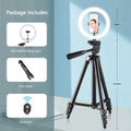 Anneau lumineux BTFOOR 26 cm avec trépied – CLEVI Paris